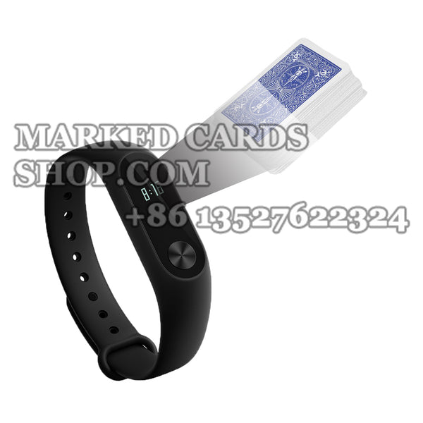Engañando cartas marcadas pulsera inteligente cámara