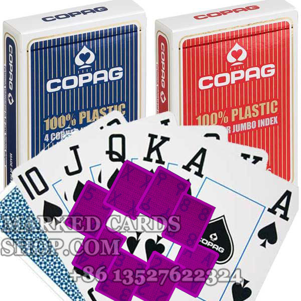Copag 4 esquinas de póker de la esquina para la magia