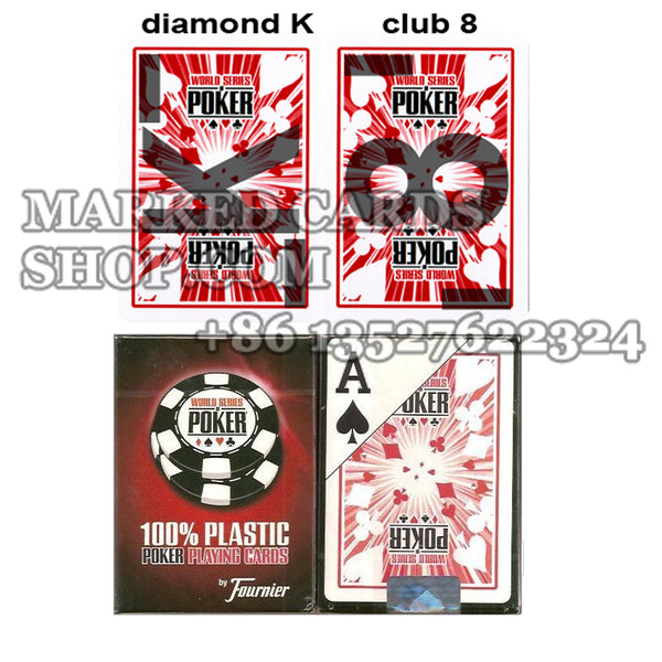 Las cartas de póquer de lentes de contacto WSOP marcan con tinta invisible