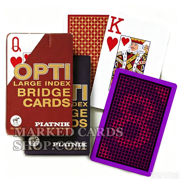 Piatnik Playing Cards Opti Poker Invisible Marking for Cards Cheating