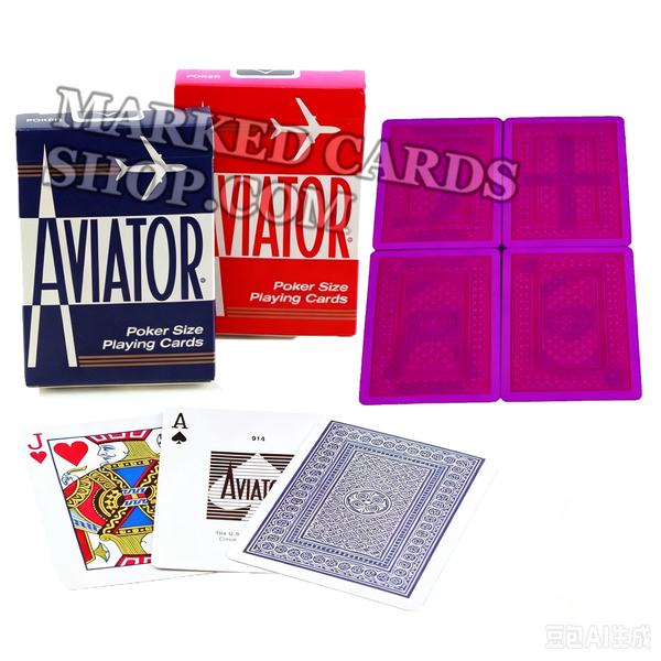 Barajas de marcado invisible de Aviator