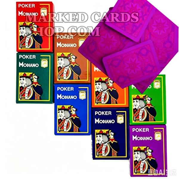 Modiano cristallo cartas de póker marcadas