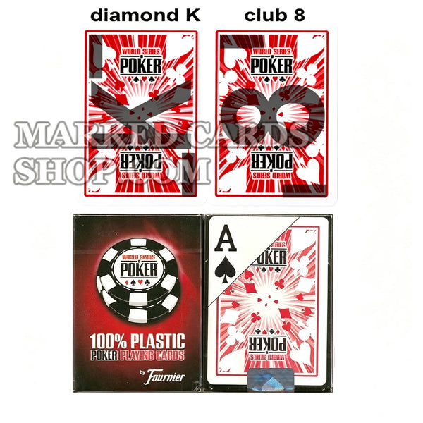 Las cartas de póquer de lentes de contacto WSOP marcan con tinta invisible