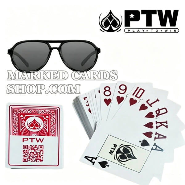 PTW Invisible Ink Marked Cards for Poker Gambling Tricks