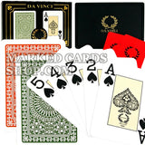Da Vinci 100% Italian Plastic Playing Cards with Cheating Cards Marking