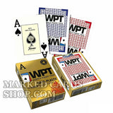 Fournier WPT Plastic Poker Blue Cards with Luminous Cards Marking