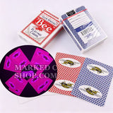 Casino Bumble Bee Playing Cards Cheating with Marked Cards Contact Lenses