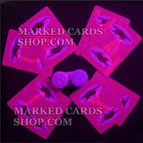 Casino Bumble Bee Playing Cards Cheating with Marked Cards Contact Lenses