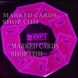 Naipe de póker Plastic World Poker Tour para lentes de contacto luminosas