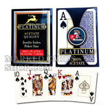 <transcy>Tarjetas Modiano de acetato de platino para hacer trampa en un juego de casino</transcy>