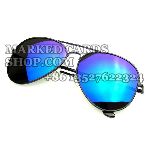 Fashion Aviator sunglasses to see through invisible ink marked cards