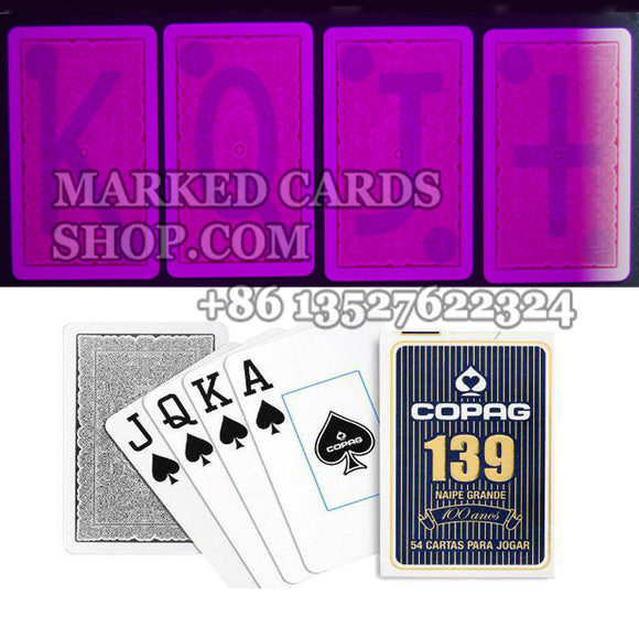 poker cheating cards Copag 139 marked cards