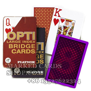 Piatnik Playing Cards Opti Poker Invisible Marking for Cards Cheating