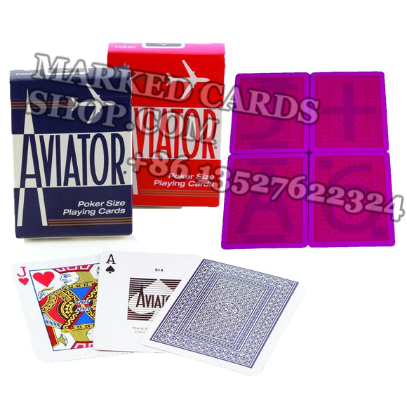 Spy marked cards Aviator with invisible ink