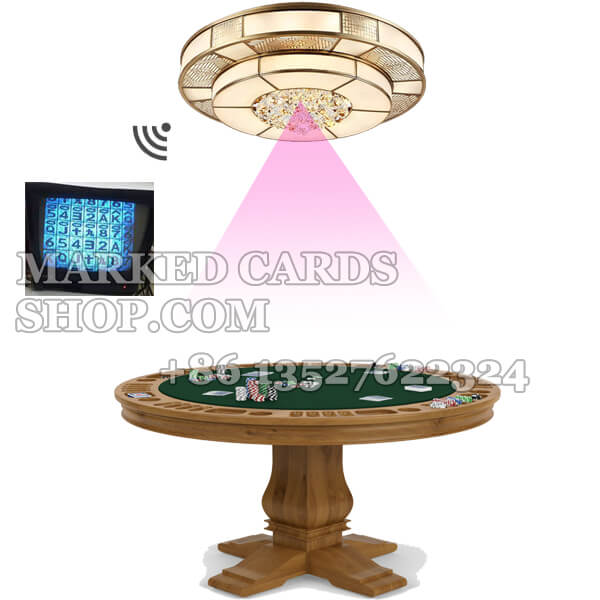 Ceiling Lamp Poker Scanning Camera for Cheating Tricks