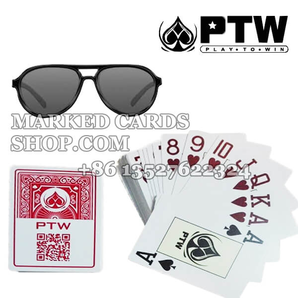 PTW Invisible Ink Marked Cards for Poker Gambling Tricks